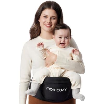 momcozy Porte bebe avec Protecteur Ventral Original 3D, Noir, Moyen Porte-bébé Ergonomique Certifié CPC, Ceinture Ajustable, avec Plusieurs Poches pour Nouveau-Nés et Bambins Jusqu'à 45lbs - Publicité momcozy Porte bebe avec Protecteur Ventral Original 3D, Noir, Moyen Porte-bébé Ergonomique Certifié CPC, Ceinture Ajustable, avec Plusieurs Poches pour Nouveau-Nés et Bambins Jusqu'à 45lbs - Publicité