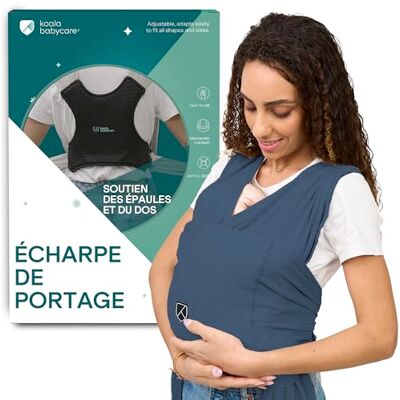 KOALA BABYCARE Une écharpe de portage facile à enfiler, réglable, unisex Porte-bébé multifonctionnel jusqu’à 9 kg - Publicité KOALA BABYCARE Une écharpe de portage facile à enfiler, réglable, unisex Porte-bébé multifonctionnel jusqu’à 9 kg - Publicité