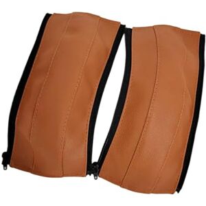 FROMCEO Housse de poignée ergonomique en cuir PU imperméable pour améliorer le confort et utilisation universelle pour poussettes de bébé - Publicité FROMCEO Housse de poignée ergonomique en cuir PU imperméable pour améliorer le confort et utilisation universelle pour poussettes de bébé - Publicité