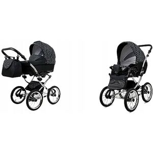 BABYLUX - MARGARET EXCLUSIVE - White Dots - 2in1 - Poussette - Publicité BABYLUX - MARGARET EXCLUSIVE - White Dots - 2in1 - Poussette - Publicité