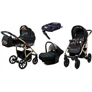 Babylux ® Enfant Poussette Combinée Set 4 en 1 Largo incl. Nacelle, Canne, Siège de voiture, ISOFIX Base Siège Auto Pliable avec Sac à langer, Habillage pluie etc. Publicité Babylux ® Enfant Poussette Combinée Set 4 en 1 Largo incl. Nacelle, Canne, Siège de voiture, ISOFIX Base Siège Auto Pliable avec Sac à langer, Habillage pluie etc. Publicité