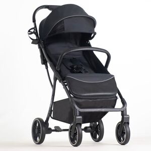 BEBE2LUXE Okto – Poussette canne ultra‑compacte naissance–4 ans (0‑22 kg), 6,9 kg, pliage d'une‑main, position allongée, harnais 5 pts, canopy XXL (noir) - Publicité BEBE2LUXE Okto – Poussette canne ultra‑compacte naissance–4 ans (0‑22 kg), 6,9 kg, pliage d'une‑main, position allongée, harnais 5 pts, canopy XXL (noir) - Publicité