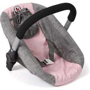 Bayer Chic 2000 Siège auto pour poupée avec adaptateur pour poussette de poupée, accessoires de poupée, mélange gris/rose - Publicité Bayer Chic 2000 Siège auto pour poupée avec adaptateur pour poussette de poupée, accessoires de poupée, mélange gris/rose - Publicité