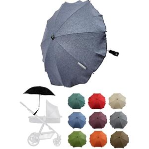 BambiniWelt by Rafael K. Parasol universel pour poussette et buggy Protection UV 50+ Avec support universel pour tubes ronds et ovales réglables (bleu marine) - Publicité BambiniWelt by Rafael K. Parasol universel pour poussette et buggy Protection UV 50+ Avec support universel pour tubes ronds et ovales réglables (bleu marine) - Publicité