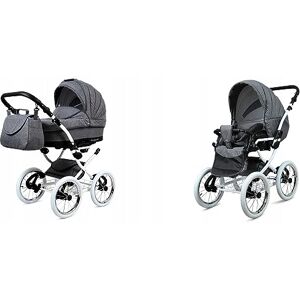 BabyLux - MARGARET - Grey - 2in1 - Pushchair - Publicité BabyLux - MARGARET - Grey - 2in1 - Pushchair - Publicité