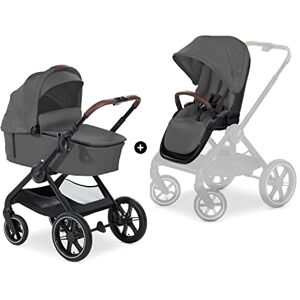 hauck Poussette 2 en 1 Walk N Care Air Set, Nacelle avec Bouton-Memoire, Pneu Air, Siège Réversible et Inclinable, Poignée Réglable en Hauteur, dès Naissance à 22 kg + 3 kg Panier Gris Foncé - Publicité hauck Poussette 2 en 1 Walk N Care Air Set, Nacelle avec Bouton-Memoire, Pneu Air, Siège Réversible et Inclinable, Poignée Réglable en Hauteur, dès Naissance à 22 kg + 3 kg Panier Gris Foncé - Publicité