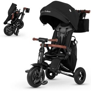 QPLAY Nova Deluxe Poussette évolutive avec siège pivotant, pliable compact, capote réglable, cuir fait main, repose-pieds et freins pour enfants de 10 à 36 mois Noir - Publicité QPLAY Nova Deluxe Poussette évolutive avec siège pivotant, pliable compact, capote réglable, cuir fait main, repose-pieds et freins pour enfants de 10 à 36 mois Noir - Publicité