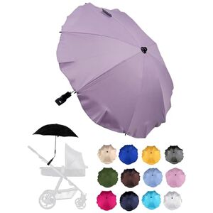 BambiniWelt by Rafael K. Parasol universel pour poussette et buggy Protection UV 50+ Avec support universel pour tubes ronds et ovales réglables (lilas) - Publicité BambiniWelt by Rafael K. Parasol universel pour poussette et buggy Protection UV 50+ Avec support universel pour tubes ronds et ovales réglables (lilas) - Publicité