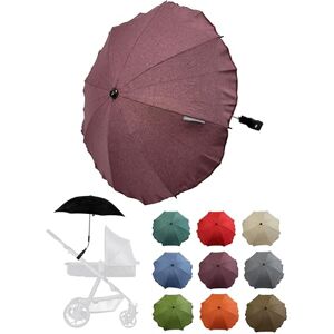 BambiniWelt by Rafael K. Parasol universel pour poussette et buggy Protection UV 50+ Avec support universel pour tubes ronds et ovales réglables, Bordeaux chiné, veux dire - Publicité BambiniWelt by Rafael K. Parasol universel pour poussette et buggy Protection UV 50+ Avec support universel pour tubes ronds et ovales réglables, Bordeaux chiné, veux dire - Publicité