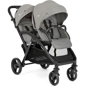 Joie Evalite™ Duo Poussette Double Légère Siège Arrière Inclinable À Plat Compatible Sièges Auto Et Nacelles Suspension 4 Roues Harnais 5 Points SoftTouch Dès la naissance (Pebble) - Publicité Joie Evalite™ Duo Poussette Double Légère Siège Arrière Inclinable À Plat Compatible Sièges Auto Et Nacelles Suspension 4 Roues Harnais 5 Points SoftTouch Dès la naissance (Pebble) - Publicité