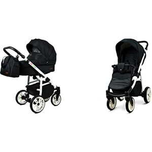 BabyLux - CLASSIC GOLD 2in1 - Onyx White Frame - Poussette - Publicité BabyLux - CLASSIC GOLD 2in1 - Onyx White Frame - Poussette - Publicité