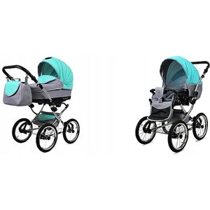 BabyLux - MARGARET EXCLUSIVE 2in1 - Menthe - Poussette - Publicité BabyLux - MARGARET EXCLUSIVE 2in1 - Menthe - Poussette - Publicité