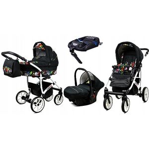 Babylux ® Enfant Poussette Combinée Set 4 en 1 Largo incl. Nacelle, Canne, Siège de voiture, ISOFIX Base Siège Auto Pliable avec Sac à langer, Habillage pluie etc. Publicité Babylux ® Enfant Poussette Combinée Set 4 en 1 Largo incl. Nacelle, Canne, Siège de voiture, ISOFIX Base Siège Auto Pliable avec Sac à langer, Habillage pluie etc. Publicité