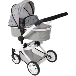 Bayer Chic 2000 ® Poussette de poupée 2en1 Mika étoiles Grises Pliable poignée réglable en Hauteur 47-80 cm Armature Moderne poupées jusqu'à 52 cm 4-8 Ans - Publicité Bayer Chic 2000 ® Poussette de poupée 2en1 Mika étoiles Grises Pliable poignée réglable en Hauteur 47-80 cm Armature Moderne poupées jusqu'à 52 cm 4-8 Ans - Publicité