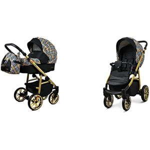 BABYLUX - CLASSIC GOLD - Cadre doré - 2en1 - Poussette - Publicité BABYLUX - CLASSIC GOLD - Cadre doré - 2en1 - Poussette - Publicité