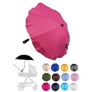 BambiniWelt by Rafael K. Parasol universel pour poussette et buggy Protection UV 50+ Avec support universel pour tubes ronds et ovales réglables (rose) - Publicité BambiniWelt by Rafael K. Parasol universel pour poussette et buggy Protection UV 50+ Avec support universel pour tubes ronds et ovales réglables (rose) - Publicité