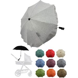 BambiniWelt by Rafael K. Parasol universel pour poussette et buggy Protection UV 50+ Avec support universel pour tubes ronds et ovales réglables, Gris clair chiné - Publicité BambiniWelt by Rafael K. Parasol universel pour poussette et buggy Protection UV 50+ Avec support universel pour tubes ronds et ovales réglables, Gris clair chiné - Publicité