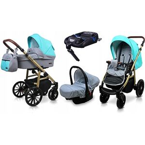 Babylux ® Enfant Poussette Combinée Set 4 en 1 Aspero incl. Nacelle, Canne, Siège de voiture, ISOFIX Base Siège Auto Pliable avec Sac à langer, Habillage pluie etc. Publicité Babylux ® Enfant Poussette Combinée Set 4 en 1 Aspero incl. Nacelle, Canne, Siège de voiture, ISOFIX Base Siège Auto Pliable avec Sac à langer, Habillage pluie etc. Publicité