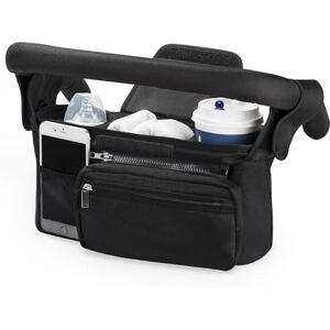 momcozy Organisateur de Poussette et Landau, Sac de Rangement Universel avec 2 Porte-Gobelets Porte-Bouteilles Isolés, Poche Grande Capacité pour Téléphone et pour Bébé Accessoire, Noir - Publicité momcozy Organisateur de Poussette et Landau, Sac de Rangement Universel avec 2 Porte-Gobelets Porte-Bouteilles Isolés, Poche Grande Capacité pour Téléphone et pour Bébé Accessoire, Noir - Publicité
