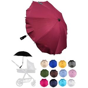 BambiniWelt by Rafael K. Parasol universel pour poussette et buggy Protection UV 50+ Avec support universel pour tubes ronds et ovales réglables (cerise) - Publicité BambiniWelt by Rafael K. Parasol universel pour poussette et buggy Protection UV 50+ Avec support universel pour tubes ronds et ovales réglables (cerise) - Publicité