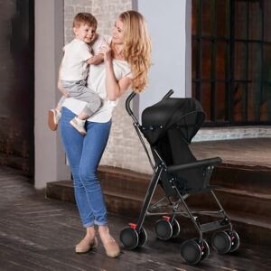 HUOLE Poussette 3 en 1, Poussette Canne, Trio, Poussette Bebe, Landau Bébé, Accessoires, Adaptateurs Universels, Grandes Roues, 25kg, panier spacieux-D-noir - Publicité HUOLE Poussette 3 en 1, Poussette Canne, Trio, Poussette Bebe, Landau Bébé, Accessoires, Adaptateurs Universels, Grandes Roues, 25kg, panier spacieux-D-noir - Publicité
