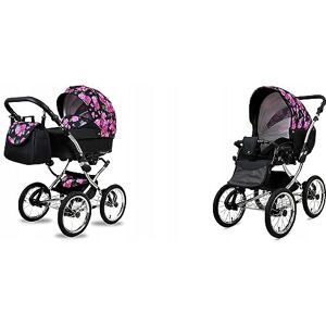 Babylux ® Enfant Poussette Combinée Set 2 en 1 Margaret Exclusive incl. Nacelle, Canne Pliable avec Accessoires Sac à langer, Habillage pluie, Moustiquaire, Porte-gobelet etc. Publicité Babylux ® Enfant Poussette Combinée Set 2 en 1 Margaret Exclusive incl. Nacelle, Canne Pliable avec Accessoires Sac à langer, Habillage pluie, Moustiquaire, Porte-gobelet etc. Publicité