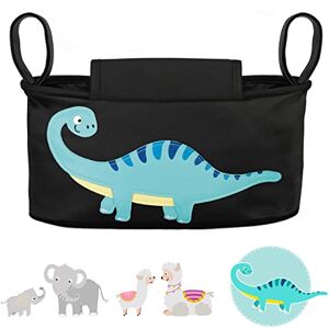 GLÜCKSWOLKE Sac Organisateur Poussette – 6 Motifs I Sac pour Landau I Pochette avec Distributeur de Lingettes I Baby Bebe Accessoire Garcon et Fille I Sacoche de Rangement Motif Dinosaure Noir - Publicité GLÜCKSWOLKE Sac Organisateur Poussette – 6 Motifs I Sac pour Landau I Pochette avec Distributeur de Lingettes I Baby Bebe Accessoire Garcon et Fille I Sacoche de Rangement Motif Dinosaure Noir - Publicité