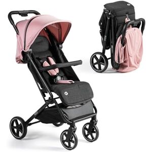 ms BabyWorld – Keo – Poussette légère jusqu'à 22 kg Capote extensible Pliage type livre Ultralégère et compacte Grandes roues (Rose) - Publicité ms BabyWorld – Keo – Poussette légère jusqu'à 22 kg Capote extensible Pliage type livre Ultralégère et compacte Grandes roues (Rose) - Publicité