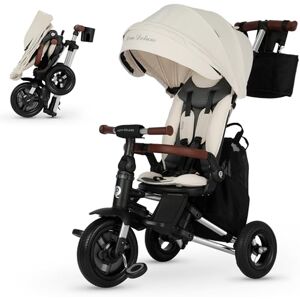 QPLAY Nova Deluxe Poussette évolutive avec siège pivotant, pliable compact, capote réglable, cuir fait main, repose-pieds et freins pour enfants de 10 à 36 mois Beige - Publicité QPLAY Nova Deluxe Poussette évolutive avec siège pivotant, pliable compact, capote réglable, cuir fait main, repose-pieds et freins pour enfants de 10 à 36 mois Beige - Publicité