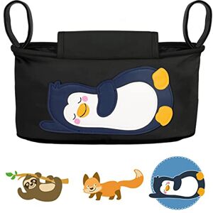 GLÜCKSWOLKE Sac Organisateur Poussette – 6 Motifs I Sac pour Landau I Pochette avec Distributeur de Lingettes et Porte-Gobelets I Baby Bebe Accessoire I Sacoche de Rangement Motif Pingouin Noir - Publicité GLÜCKSWOLKE Sac Organisateur Poussette – 6 Motifs I Sac pour Landau I Pochette avec Distributeur de Lingettes et Porte-Gobelets I Baby Bebe Accessoire I Sacoche de Rangement Motif Pingouin Noir - Publicité