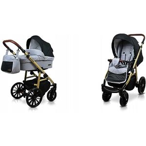 BABYLUX - ASPERO ALU - Argent/Noir - Réversible - Poussette - Publicité BABYLUX - ASPERO ALU - Argent/Noir - Réversible - Poussette - Publicité