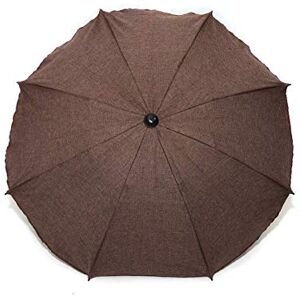 Skyline Ombrelle Parapluie pour Poussette Universelle Accessoire Zertifikat Anti UV 50+ Protection Soleil Adaptateur Parasol Diamètre 63 cm Marron lin - Publicité Skyline Ombrelle Parapluie pour Poussette Universelle Accessoire Zertifikat Anti UV 50+ Protection Soleil Adaptateur Parasol Diamètre 63 cm Marron lin - Publicité