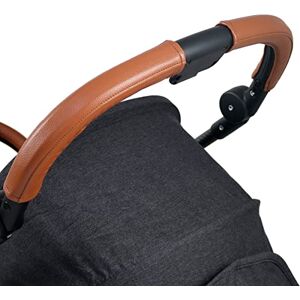 gogolotom Housse de poignée en cuir synthétique compatible avec les poussettes Cybex Melio Carbon Housse de protection pour accoudoir de poussette (pour poignée maman, marron) - Publicité gogolotom Housse de poignée en cuir synthétique compatible avec les poussettes Cybex Melio Carbon Housse de protection pour accoudoir de poussette (pour poignée maman, marron) - Publicité