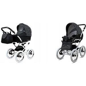 BABYLUX - MARGARET - White Dots - 2in1 Poussette - Publicité BABYLUX - MARGARET - White Dots - 2in1 Poussette - Publicité