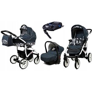 Babylux ® Enfant Poussette Combinée Set 4 en 1 Largo incl. Nacelle, Canne, Siège de voiture, ISOFIX Base Siège Auto Pliable avec Sac à langer, Habillage pluie etc. Publicité Babylux ® Enfant Poussette Combinée Set 4 en 1 Largo incl. Nacelle, Canne, Siège de voiture, ISOFIX Base Siège Auto Pliable avec Sac à langer, Habillage pluie etc. Publicité