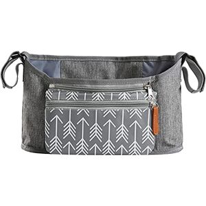 Ligege rangement pour poussette, rangement pour poussette avec porte-gobelets, accessoires pour poussette, sac à couches, sac à couches, étanche pour poussette portable - Publicité Ligege rangement pour poussette, rangement pour poussette avec porte-gobelets, accessoires pour poussette, sac à couches, sac à couches, étanche pour poussette portable - Publicité