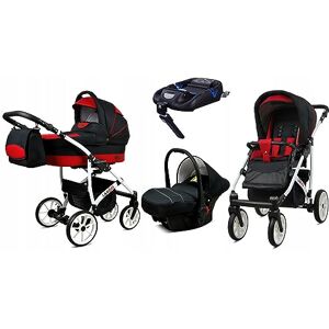Babylux ® Enfant Poussette Combinée Set 4 en 1 Largo incl. Nacelle, Canne, Siège de voiture, ISOFIX Base Siège Auto Pliable avec Sac à langer, Habillage pluie etc. Publicité Babylux ® Enfant Poussette Combinée Set 4 en 1 Largo incl. Nacelle, Canne, Siège de voiture, ISOFIX Base Siège Auto Pliable avec Sac à langer, Habillage pluie etc. Publicité