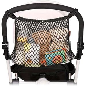 ZHYUAN Filet de rangement pour poussette, Sac en filet pour poussette, Poche en filet pour poussette, Grand sac en filet pour poussette, convient aux poussettes, aux landaus et aux véhicules pour enfants - Publicité ZHYUAN Filet de rangement pour poussette, Sac en filet pour poussette, Poche en filet pour poussette, Grand sac en filet pour poussette, convient aux poussettes, aux landaus et aux véhicules pour enfants - Publicité