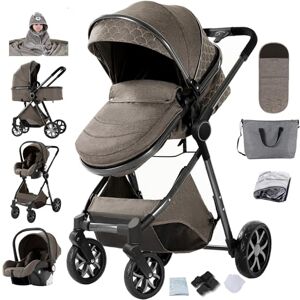 Aveainelle Poussette 3 en 1, Poussette Trio de Voyages Réversibles, Pousette 3 in 1 Pliante En Un Clic et Accessoires Complets, Mode de Freinage Double pour Les Roues Avant et Arrière (V9 Chocolate) - Publicité Aveainelle Poussette 3 en 1, Poussette Trio de Voyages Réversibles, Pousette 3 in 1 Pliante En Un Clic et Accessoires Complets, Mode de Freinage Double pour Les Roues Avant et Arrière (V9 Chocolate) - Publicité