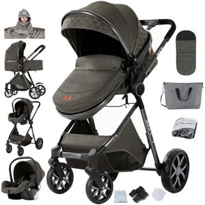 Aveainelle Poussette 3 en 1, Poussette Trio de Voyages Réversibles, Pousette 3 in 1 Pliante En Un Clic et Accessoires Complets, Mode de Freinage Double pour Les Roues Avant et Arrière (V9 Deep Grey) - Publicité Aveainelle Poussette 3 en 1, Poussette Trio de Voyages Réversibles, Pousette 3 in 1 Pliante En Un Clic et Accessoires Complets, Mode de Freinage Double pour Les Roues Avant et Arrière (V9 Deep Grey) - Publicité