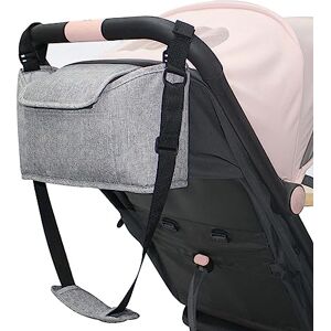 KYSUN Universel Organisateur de Poussette et Landau, Sac de Rangement pour Poussette avec Sangle D'épaule, Porte-Gobelets Poche Grande Capacité pour Téléphone et pour Bébé Accessoire (Gris) - Publicité KYSUN Universel Organisateur de Poussette et Landau, Sac de Rangement pour Poussette avec Sangle D'épaule, Porte-Gobelets Poche Grande Capacité pour Téléphone et pour Bébé Accessoire (Gris) - Publicité