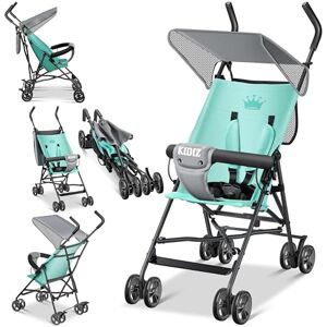KIDIZ ® City Poussette pour enfant Pliable Roues 360° Housse de protection solaire et de pluie Pliable Harnais de sécurité à 5 points À partir de 6 mois - Publicité KIDIZ ® City Poussette pour enfant Pliable Roues 360° Housse de protection solaire et de pluie Pliable Harnais de sécurité à 5 points À partir de 6 mois - Publicité
