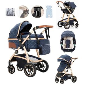Lnhcrbs Poussette 3 en 1, Poussette Compacte Est Équipée d'Une Poignée de Poussée Réglable en Hauteur Et Les Roues Avant de Poussette Tout Terrain Peuvent Être Bloquées,pour Les Bébés De 0-4 Ans - Publicité Lnhcrbs Poussette 3 en 1, Poussette Compacte Est Équipée d'Une Poignée de Poussée Réglable en Hauteur Et Les Roues Avant de Poussette Tout Terrain Peuvent Être Bloquées,pour Les Bébés De 0-4 Ans - Publicité