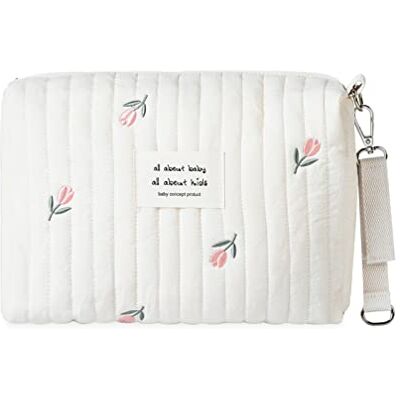 SONARIN Léger Sac de Rangement pour Poussette,Multifonctionnel Élégante Broderie Organisateur de Poussette Landau Universel Sac de Rangement pour Landau Sac de Maman(Tulipe, 1 Sangle) - Publicité SONARIN Léger Sac de Rangement pour Poussette,Multifonctionnel Élégante Broderie Organisateur de Poussette Landau Universel Sac de Rangement pour Landau Sac de Maman(Tulipe, 1 Sangle) - Publicité