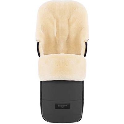 CHRIST Chancelière en peau de mouton FLIMS de WERNER BABY – Pour poussette ou landau, en fourrure médicale, universelle (Bugaboo, Cybex, Joolz, etc.), beige, gris, bleu, bleu clair, noir, rouge, brun - Publicité CHRIST Chancelière en peau de mouton FLIMS de WERNER BABY – Pour poussette ou landau, en fourrure médicale, universelle (Bugaboo, Cybex, Joolz, etc.), beige, gris, bleu, bleu clair, noir, rouge, brun - Publicité