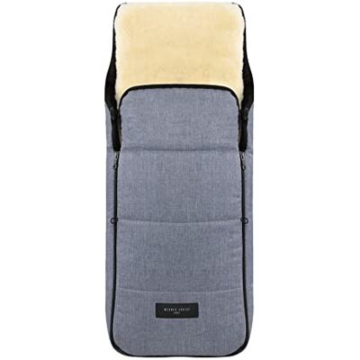 CHRIST Chancelière CORTINA en peau de mouton de WERNER BABY – Thermo, avec fourrure véritable amovible, comme housse pour poussette (2 en 1) en beige, gris, bleu, noir, rouge, brun - Publicité CHRIST Chancelière CORTINA en peau de mouton de WERNER BABY – Thermo, avec fourrure véritable amovible, comme housse pour poussette (2 en 1) en beige, gris, bleu, noir, rouge, brun - Publicité