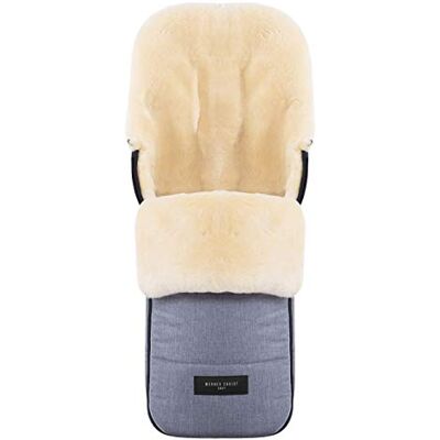 CHRIST Chancelière en peau de mouton FLIMS de WERNER BABY – Pour poussette ou landau, en fourrure médicale, universelle (Bugaboo, Cybex, Joolz, etc.), beige, gris, bleu, bleu clair, noir, rouge, brun - Publicité CHRIST Chancelière en peau de mouton FLIMS de WERNER BABY – Pour poussette ou landau, en fourrure médicale, universelle (Bugaboo, Cybex, Joolz, etc.), beige, gris, bleu, bleu clair, noir, rouge, brun - Publicité