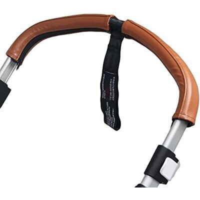 gogolotom Housse de poignée poussette en cuir synthétique compatible avec Bugaboo Cameleon, manchon landau amovible fermeture éclair, résistant à la poussière, hydrofuge (marron) - Publicité gogolotom Housse de poignée poussette en cuir synthétique compatible avec Bugaboo Cameleon, manchon landau amovible fermeture éclair, résistant à la poussière, hydrofuge (marron) - Publicité