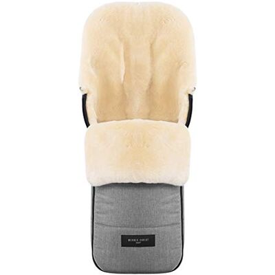 CHRIST Chancelière en peau de mouton FLIMS de WERNER BABY – Pour poussette ou landau, en fourrure médicale, universelle (Bugaboo, Cybex, Joolz, etc.), beige, gris, bleu, bleu clair, noir, rouge, brun - Publicité CHRIST Chancelière en peau de mouton FLIMS de WERNER BABY – Pour poussette ou landau, en fourrure médicale, universelle (Bugaboo, Cybex, Joolz, etc.), beige, gris, bleu, bleu clair, noir, rouge, brun - Publicité