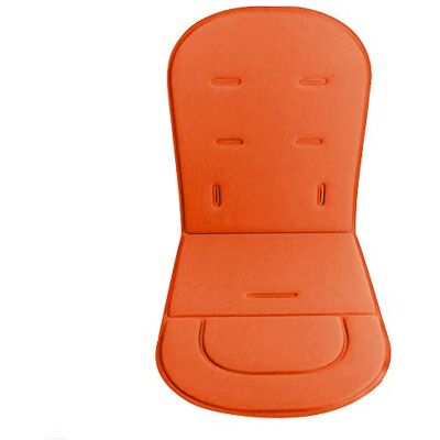 Sadocom Tapis de coussin de poussette pour bébé Tapis de poussette Tapis de siège de voiture Couverture universelle Protecteur Respirant Doux (Orange) - Publicité Sadocom Tapis de coussin de poussette pour bébé Tapis de poussette Tapis de siège de voiture Couverture universelle Protecteur Respirant Doux (Orange) - Publicité